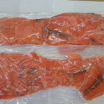 Frozen Smoked Salmon (skin on) tail cut